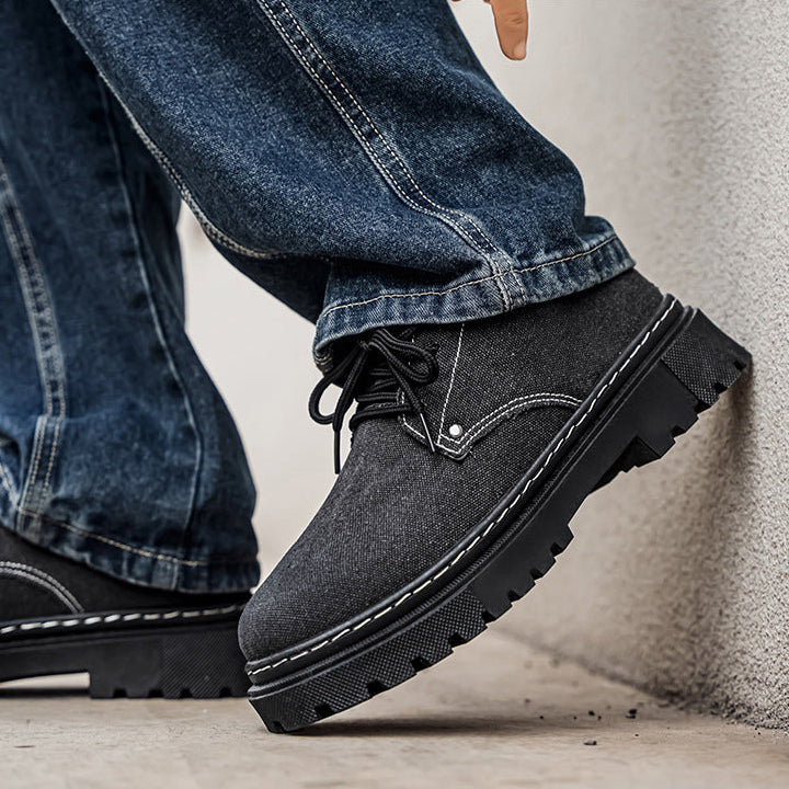 Men's Harlow frayed edge slip-on shoes, a perfect casual summer style for men's daily wear.