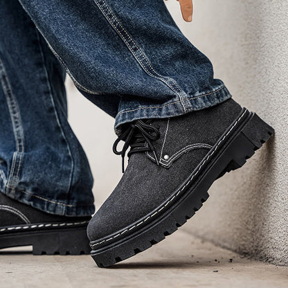 Men's Harlow frayed edge slip-on shoes, a perfect casual summer style for men's daily wear.