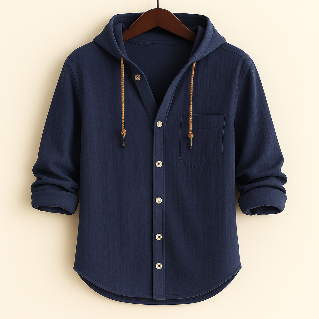 Men's Hayes hoodie shirt, relaxed fit, perfect for casual comfort & everyday wear.