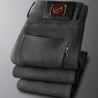 Men's Heritage Tailored Trousers in a smart office outfit. Classic fit versatile pants for men's fashion.