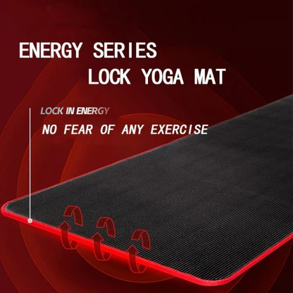 Versatile men's gym mat, non-slip & high-density, perfect for all exercises.