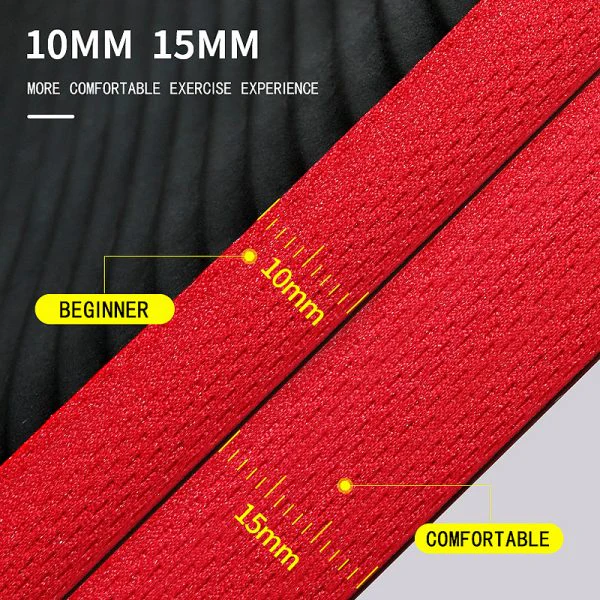 Essential men's fitness mat, non-slip high-density design for yoga & intense workouts.