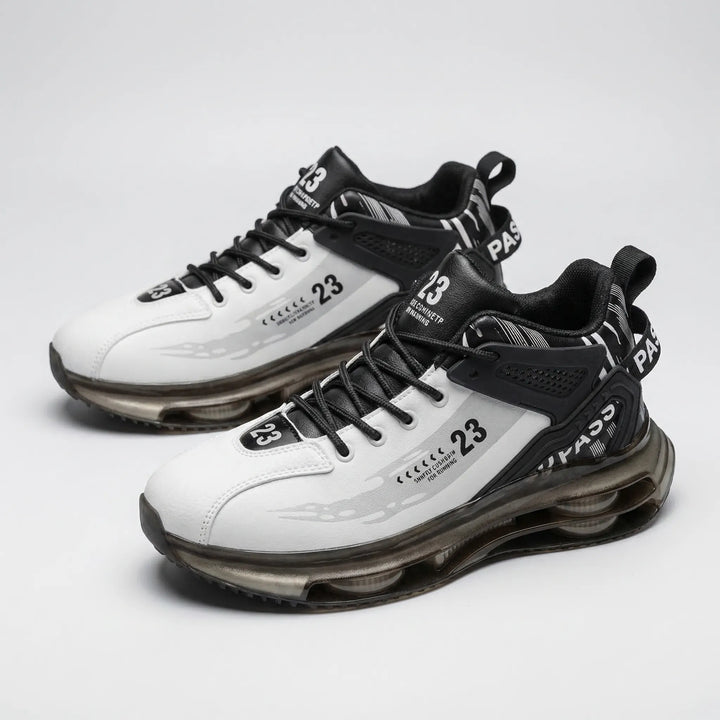 Men's lace-up high-top sneakers (Carlos) for athletic wear, street style & casual comfort.