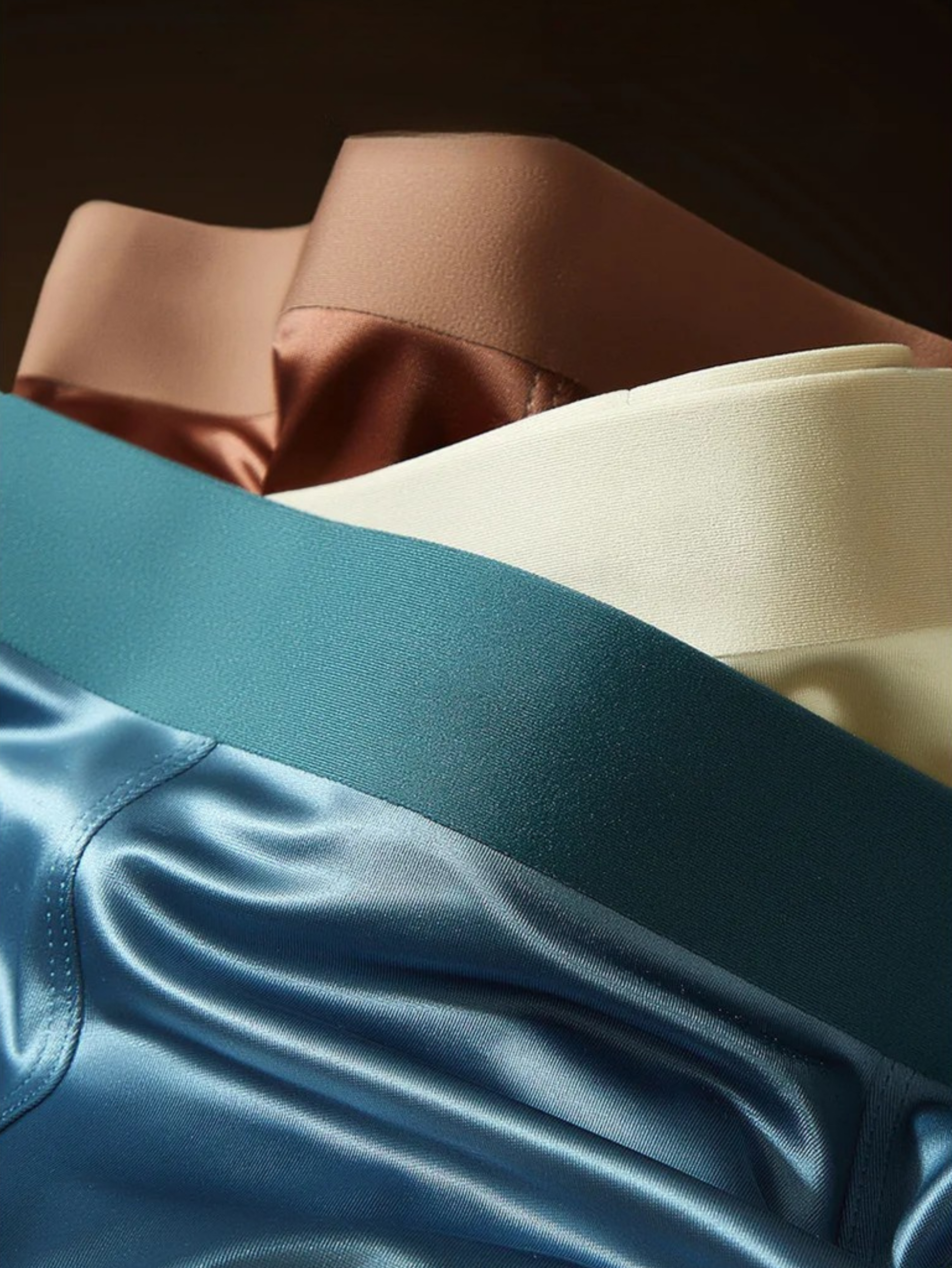 Comfortable anti-chafe men's boxer briefs 3-pack. Ice silk fabric provides ultra-cooling and breathability.