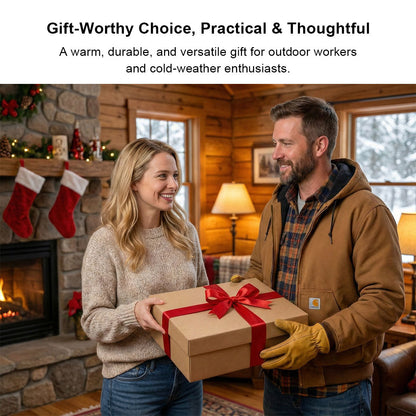 Durable insulated men's camo work suit, designed for cold weather protection