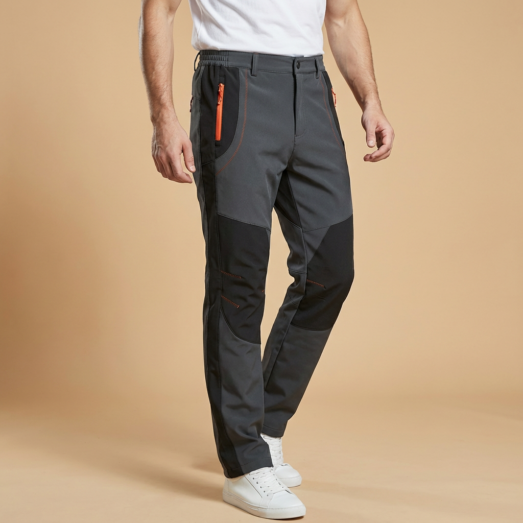 Wind & water-resistant men's insulated pants, ideal for extreme cold weather outdoor adventures.