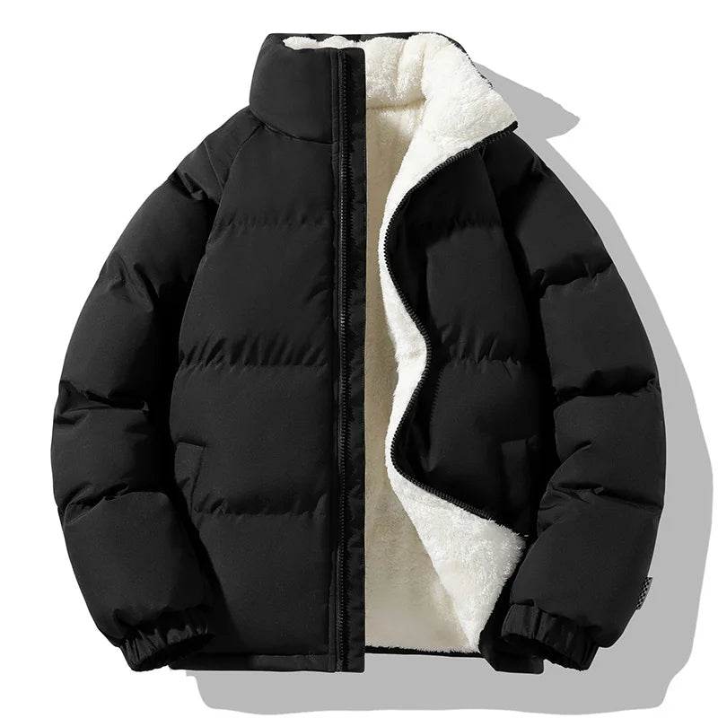 Stylish men's puffer jacket, insulated for winter warmth. Perfect casual outerwear for cold weather fashion & comfort.
