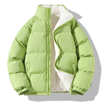 Cozy men's puffer jacket, highly insulated for superior winter warmth. Essential cold weather outerwear for men.