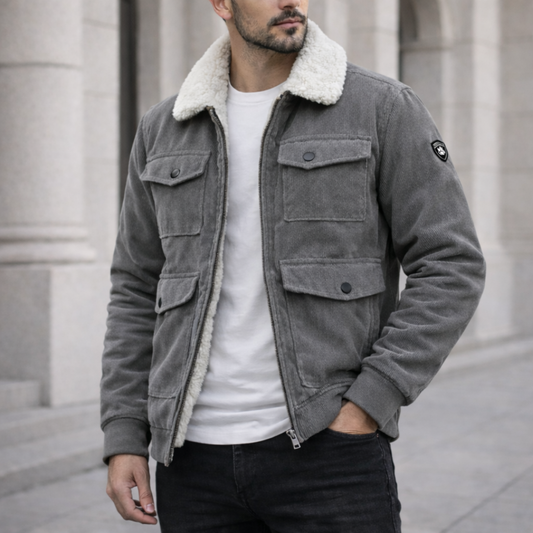 Men's insulated winter jacket for ultimate warmth in cold weather. Durable, stylish outerwear for men.