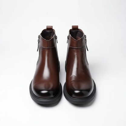 Men's Ironwood leather boots, designed for versatility & enduring style in sophisticated casual and dress fashion.