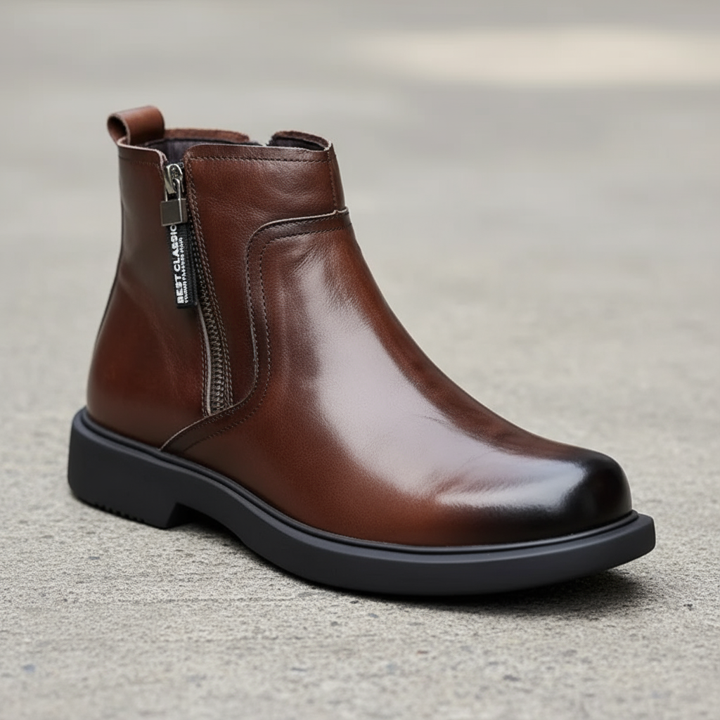 Classic men's Ironwood side-zip boots, an elegant and versatile addition to any men's fashion wardrobe.