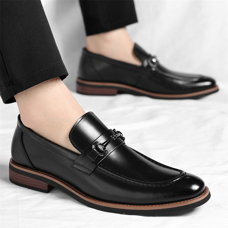 Sleek & comfortable men's Italian loafers. Slip-on design with a durable sole for everyday wear.