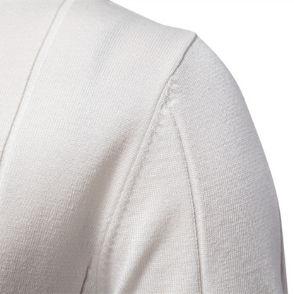 Casual men's Jacques Remy ribbed polo with a modern zip collar, ideal for versatile summer wear.