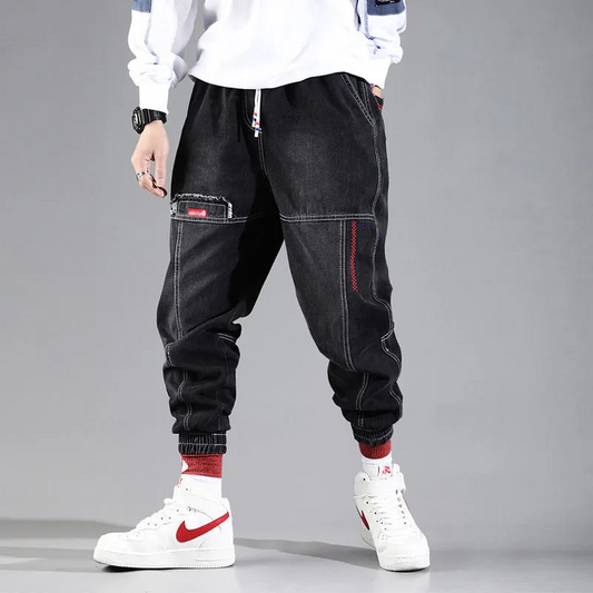 Men's Jacques Tapered Denim Joggers, perfect for casual wear, comfort & modern everyday style.