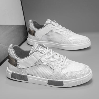 Close-up of men's Kairo sneakers, showcasing modern design details and quality craftsmanship.