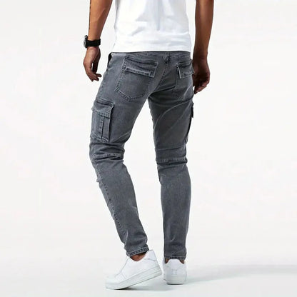 Kensington men's casual cargo pants, slim-fit design with comfortable 4-way stretch fabric.