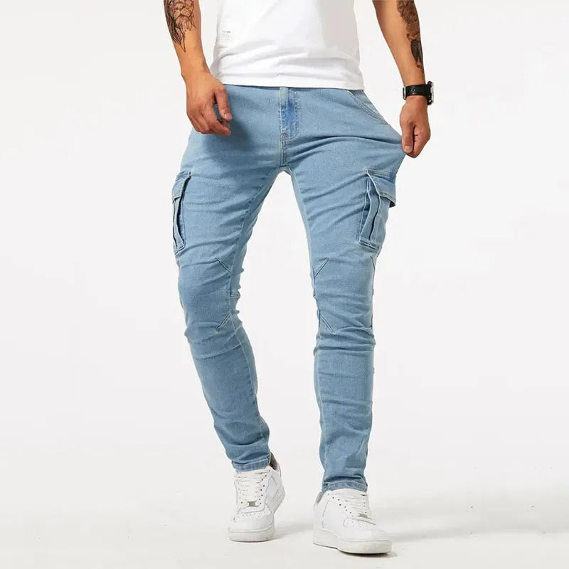 Men's versatile Kensington cargo pants, slim-fit for a modern look, enhanced with 4-way stretch.