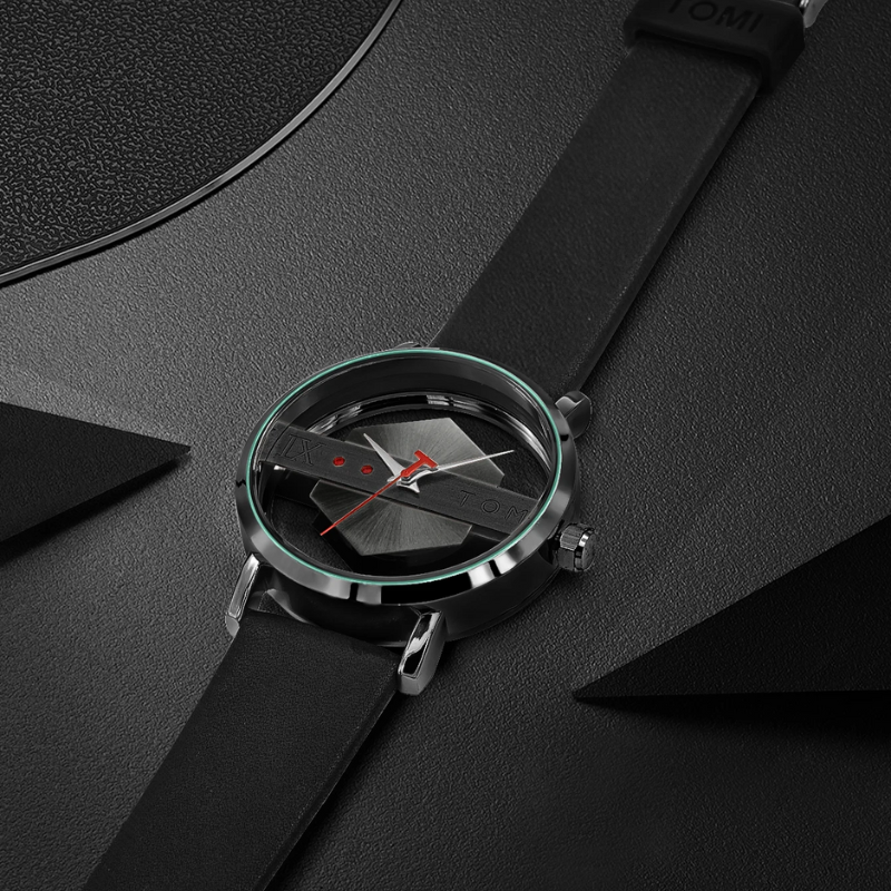 Modern men's steel Kinetic Orbit Watch, a sophisticated timepiece from the exclusive set.