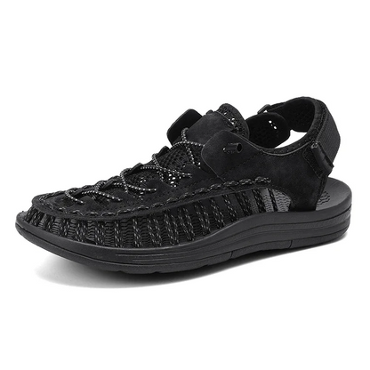 Gray Men's Knox Ryder breathable hiking sandals, excellent for outdoor adventures, quick-dry performance.