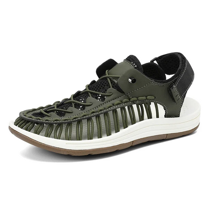 Engineered Men's Knox Ryder quick-dry outdoor adventure sandals, offering comfort and support on trails.