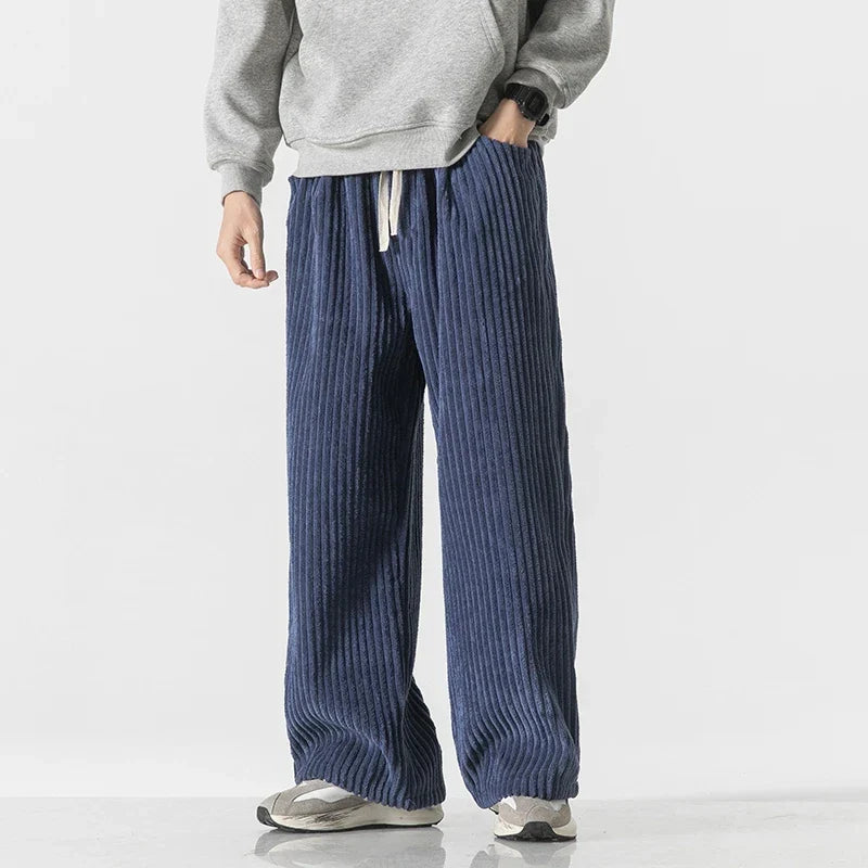 Men's Kyoto Relaxed Straight-Leg Pants, perfect for comfortable, versatile everyday wear.