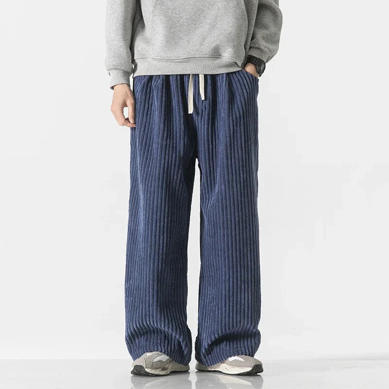 Versatile Men's Kyoto relaxed straight-leg pants, a comfortable choice for casual & everyday wear.