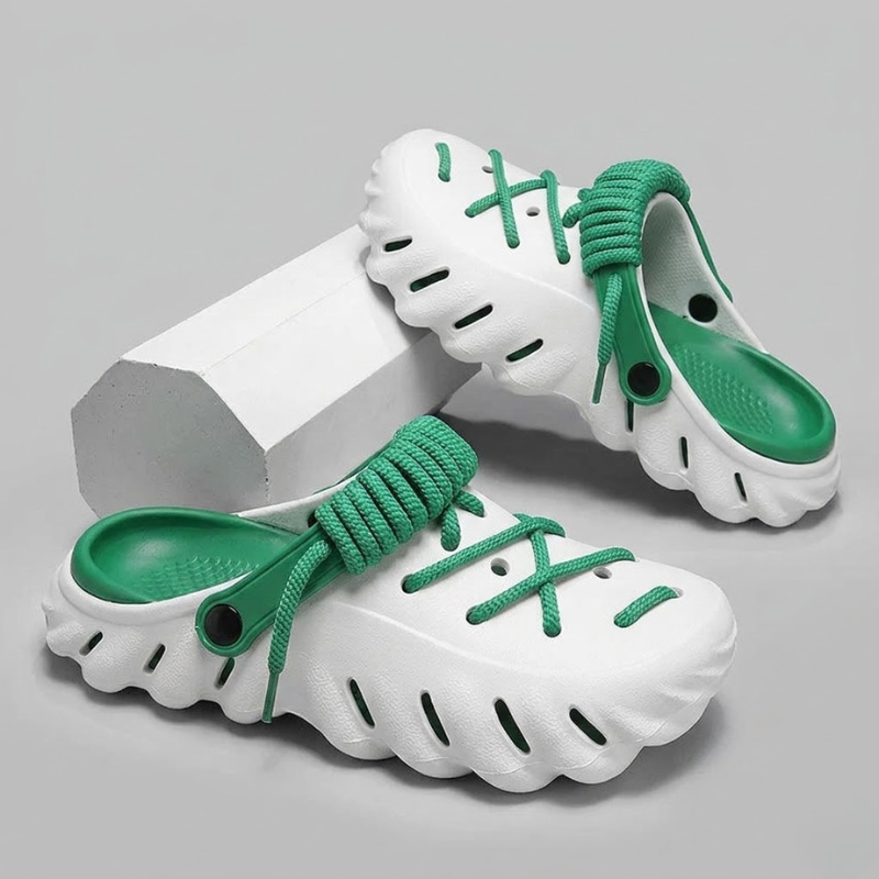 Stylish mens clogs with laces, designed for ultimate comfort and everyday versatility.