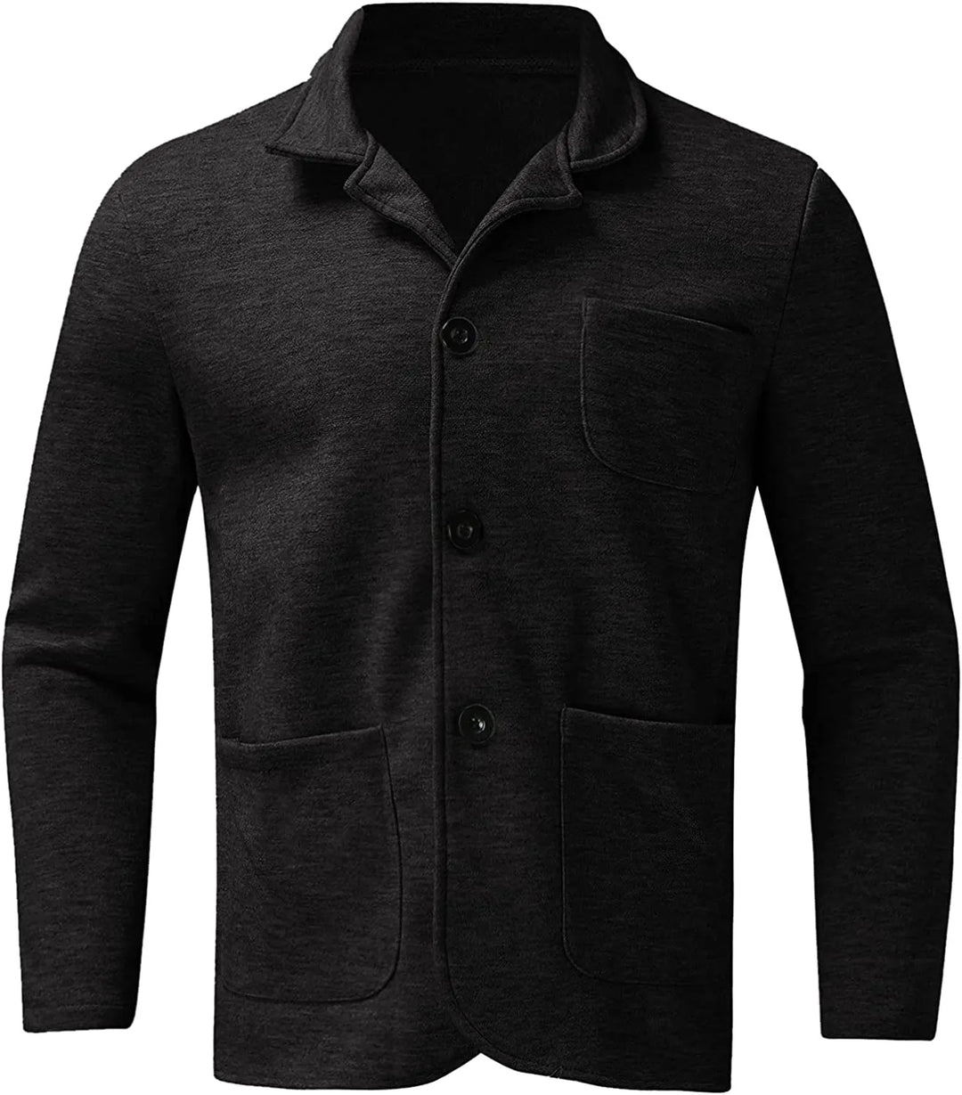 Men's versatile jacket: lightly structured blazer, offering a sleek modern fit for any event.