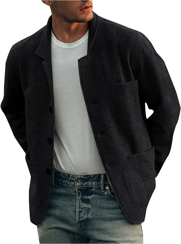 Durable men's lightly structured blazer, designed for comfort & a modern business casual look.