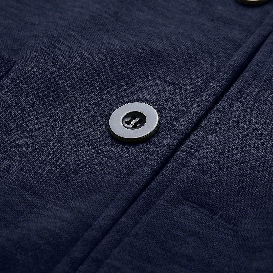 Elevate your style with this men's lightly structured blazer, a versatile and comfortable choice.