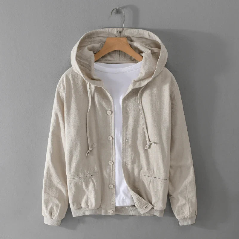 Men's lightweight breathable leisure hoodie for ultimate everyday comfort & casual style.