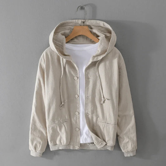 Men's lightweight breathable leisure hoodie for ultimate everyday comfort & casual style.