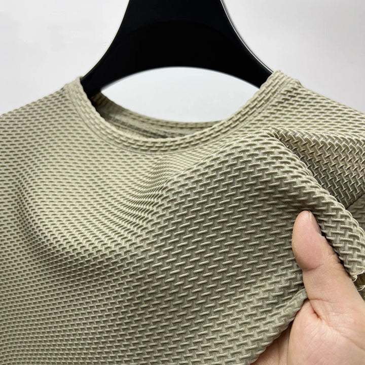 Stylish men's summer shirt, lightweight and breathable, perfect for casual wear.