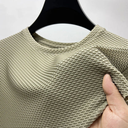 Stylish men's summer shirt, lightweight and breathable, perfect for casual wear.