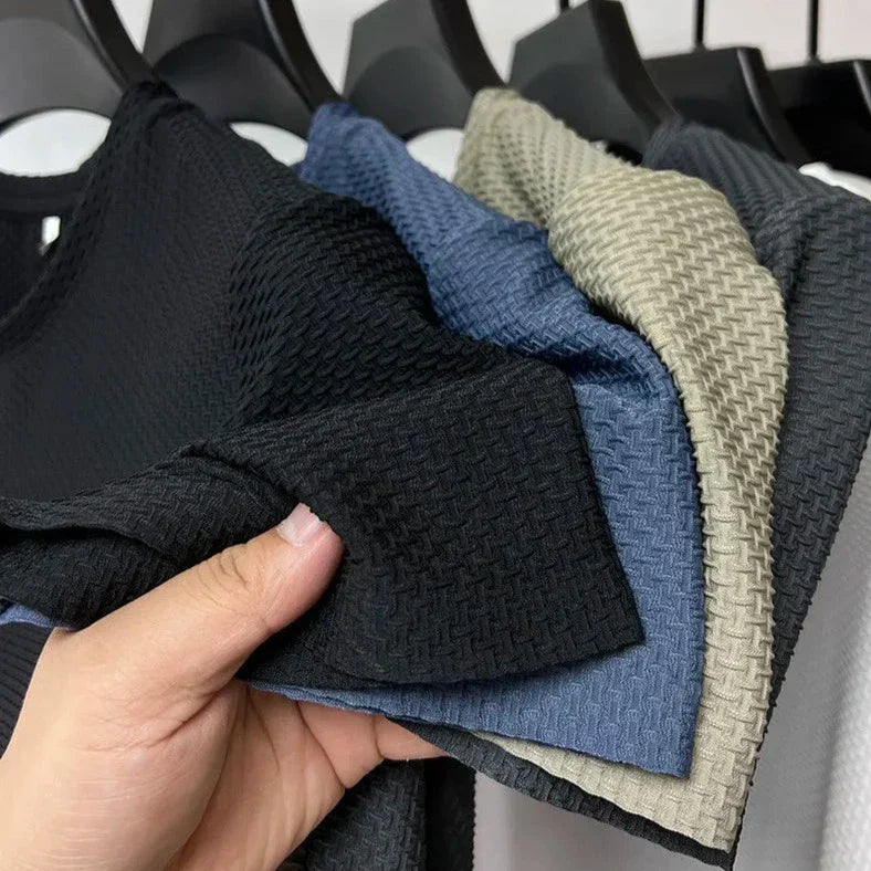 Men's short sleeve casual top, incredibly lightweight and breathable for warm days.