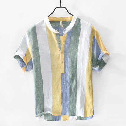 Comfortable men's button-down shirt in a lightweight, breathable fabric. Ideal for casual wear & everyday style.