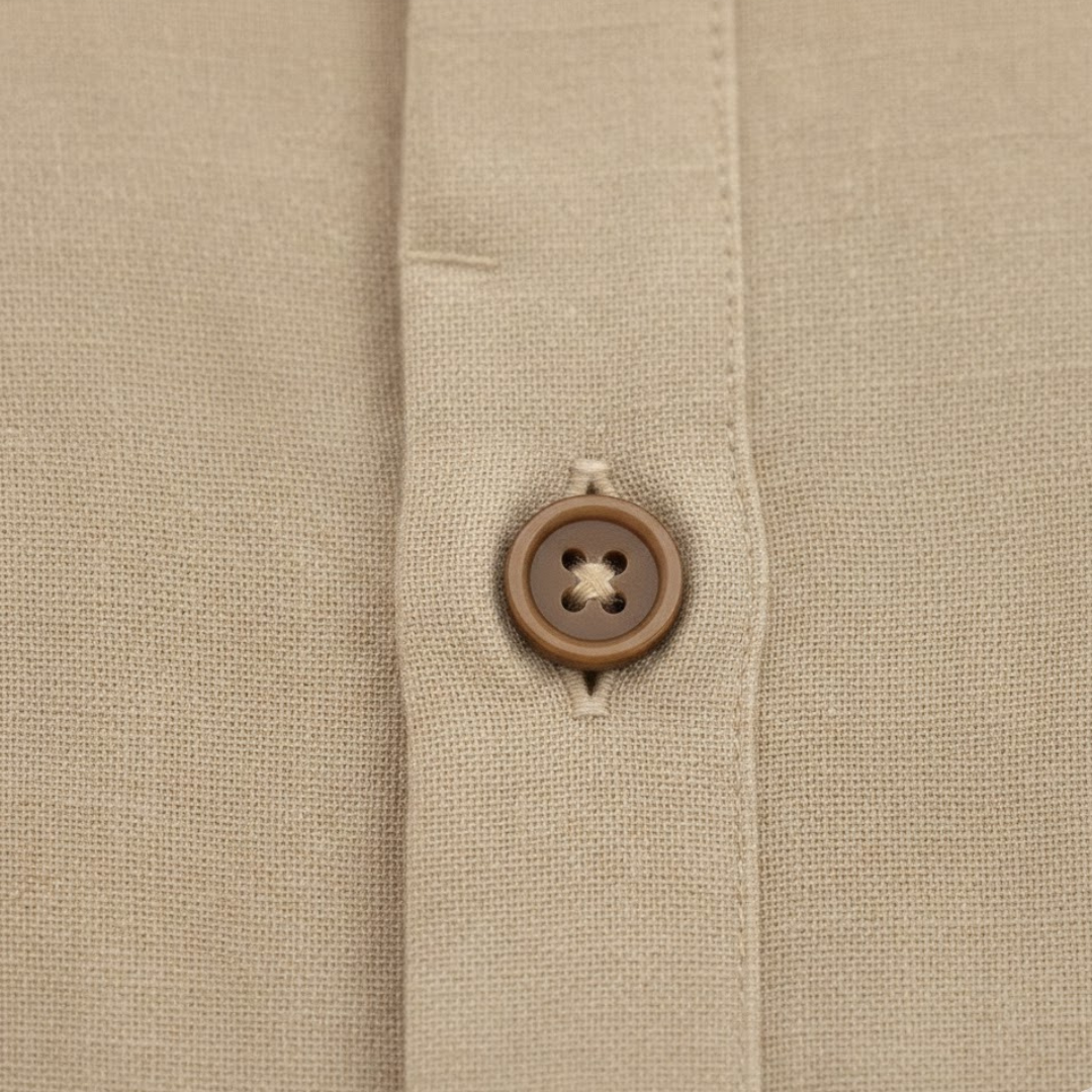 Comfortable men's summer polo shirt, lightweight short sleeve with button front. Ideal for warm weather.