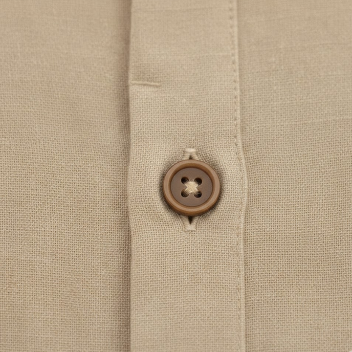 Comfortable men's summer polo shirt, lightweight short sleeve with button front. Ideal for warm weather.