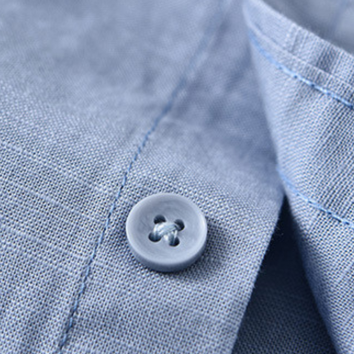 Stylish men's long sleeve shirt, button-up design, great for everyday wear.