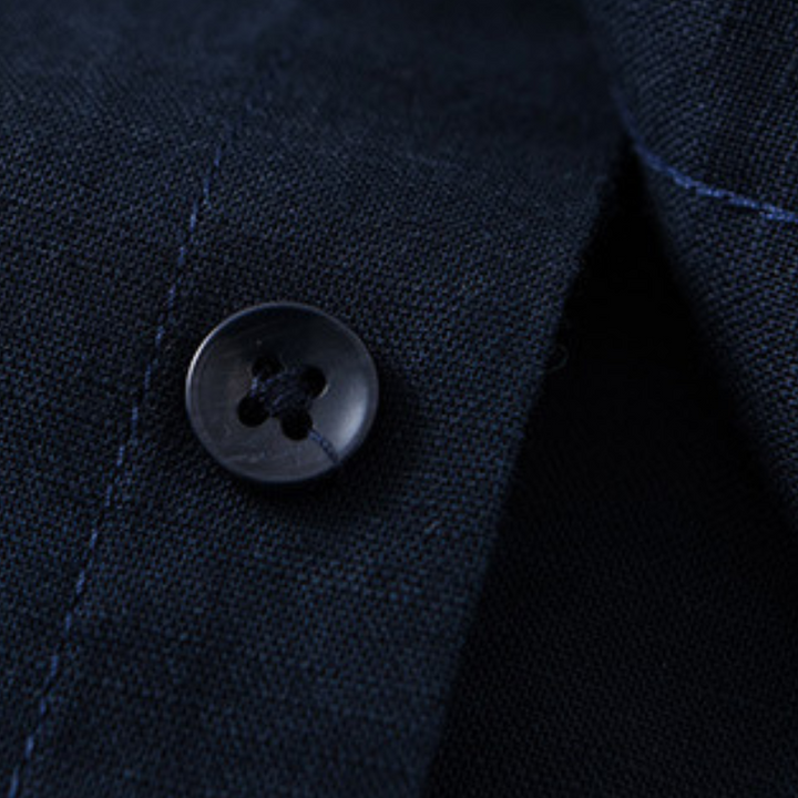 Relaxed fit men's lightweight button-up, ideal for warm weather, casual events.