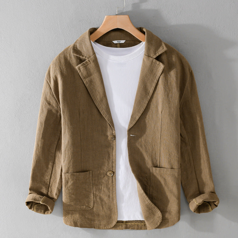 Men's lightweight casual jacket, stylish relaxed fit for everyday comfort & versatile outerwear.