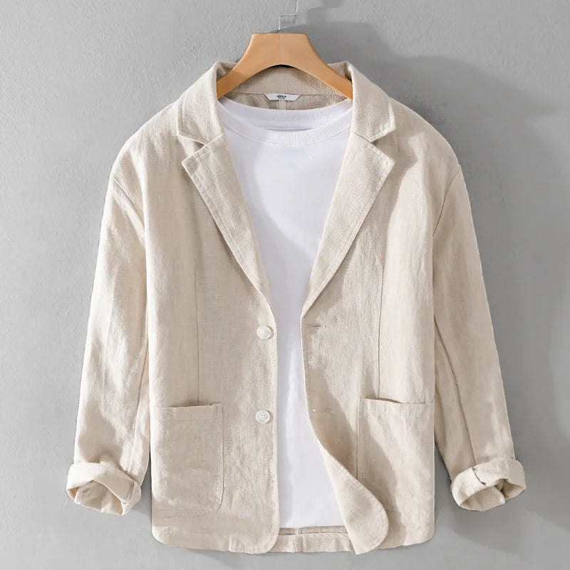 Breathable men's lightweight casual jacket, perfect for versatile everyday comfort & unique style.