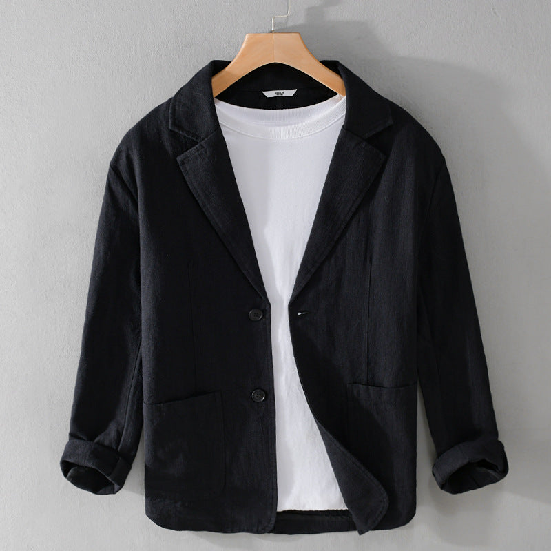 Relaxed fit men's lightweight casual jacket, designed for everyday comfort & versatile stylish outerwear.