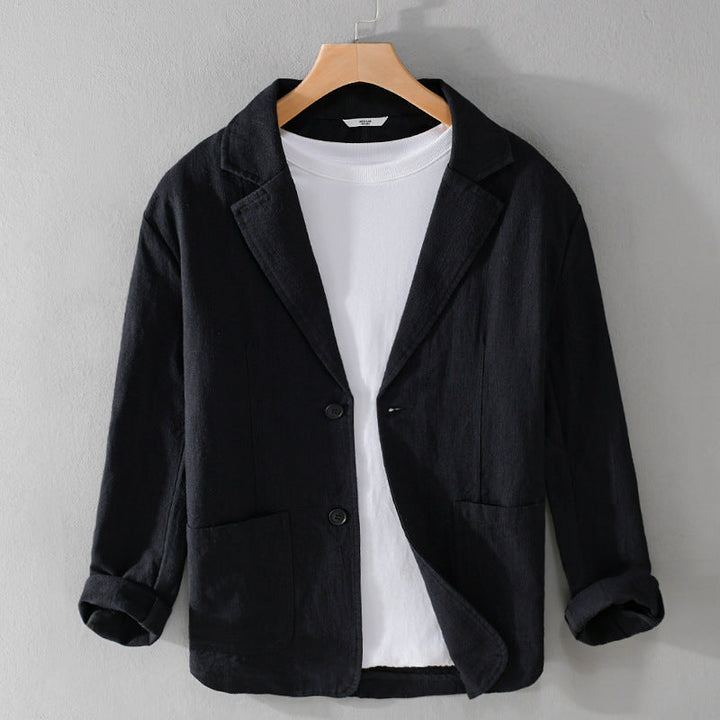 Relaxed fit men's lightweight casual jacket, designed for everyday comfort & versatile stylish outerwear.