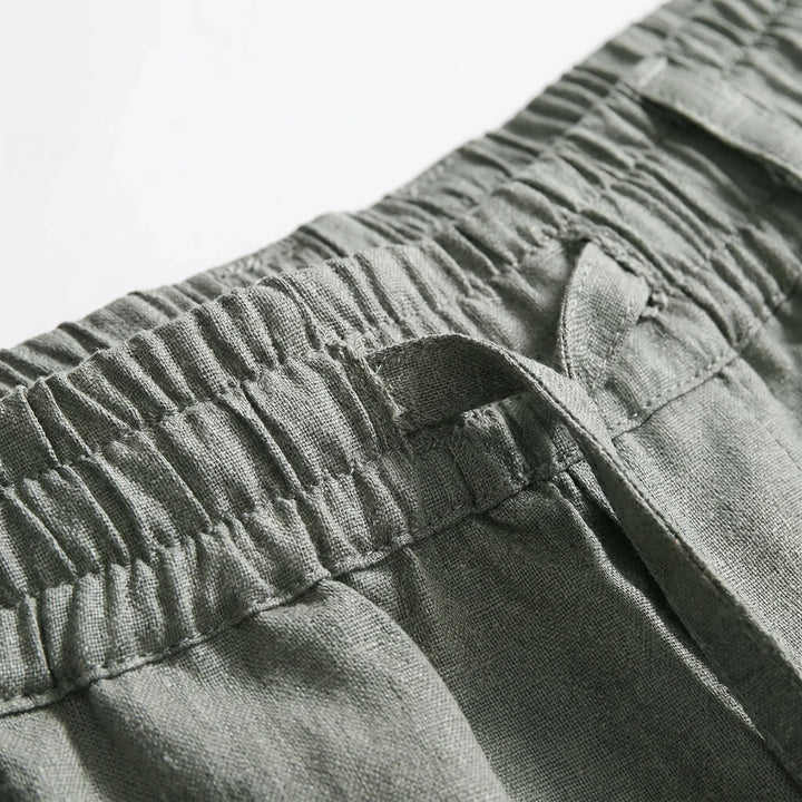 Easy-wear men's casual lightweight trousers for ultimate summer comfort. Relaxed fit design.