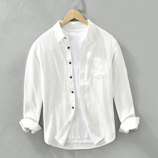 Men's lightweight comfort button-down shirt in a relaxed fit, perfect for smart casual and everyday fashion.