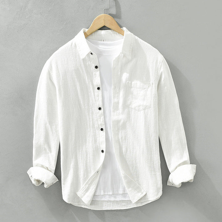 Men's lightweight comfort button-down shirt in a relaxed fit, perfect for smart casual and everyday fashion.