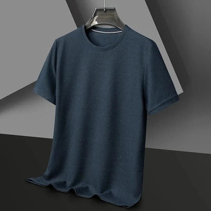 Breathable men's casual tee, lightweight and soft for ultimate everyday comfort. Versatile short sleeve basic.