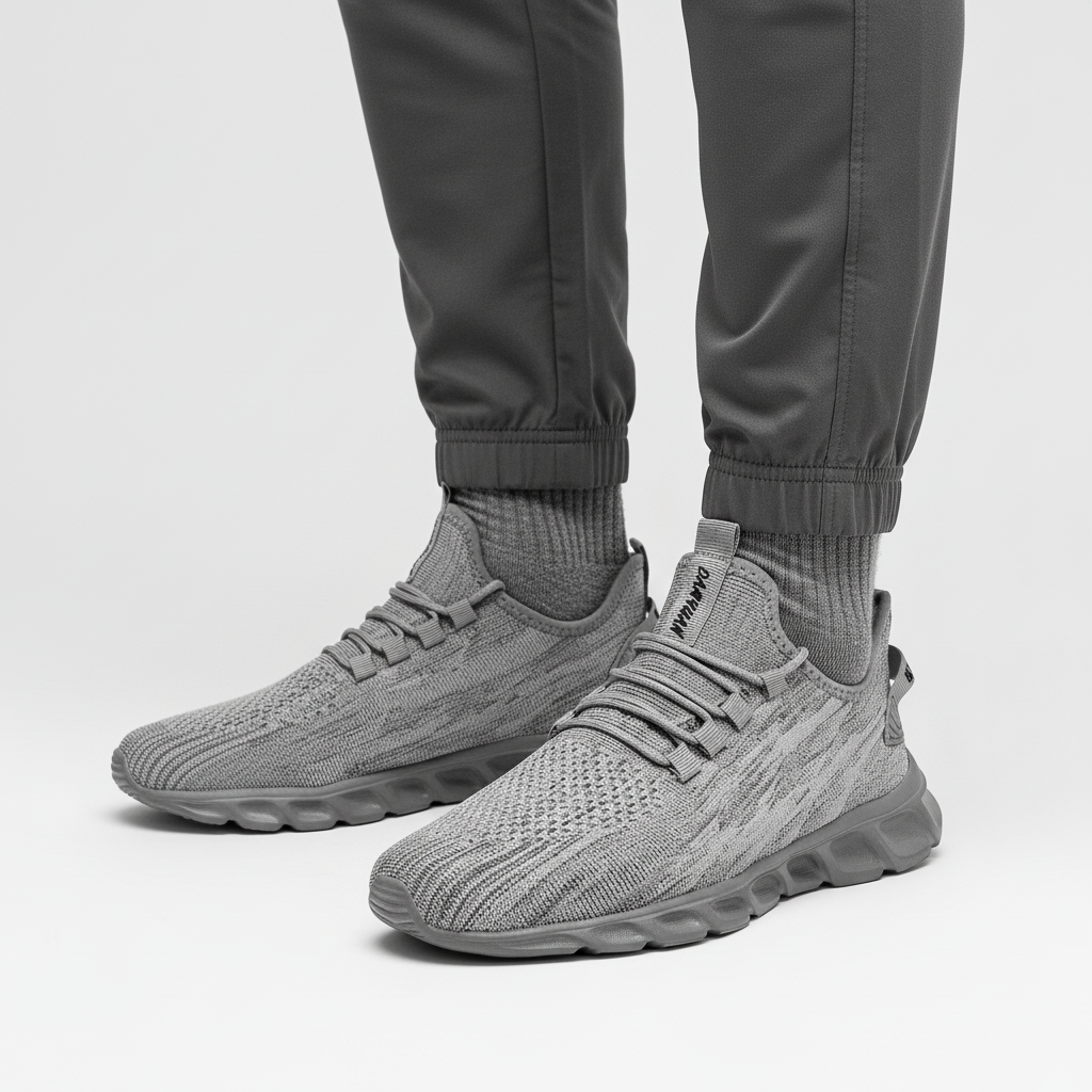 Breathable knit Jake men's sneakers, ultra-lightweight for superior all-day comfort & flexibility.