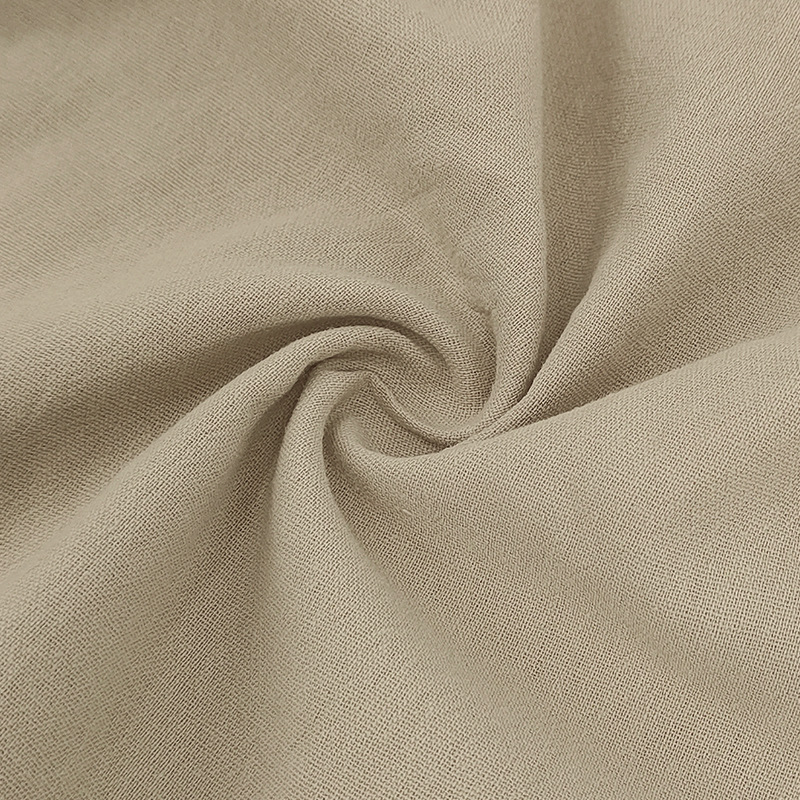 Men's breathable linen polo matching set, offering lightweight comfort for casual summer style.